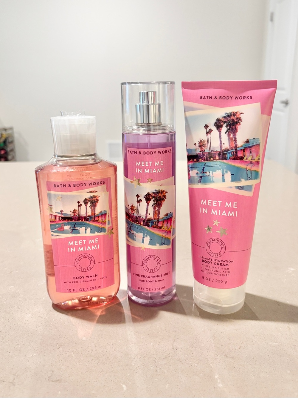 Bath & Body Works Meet Me in Miami 3 Piece Gift Set